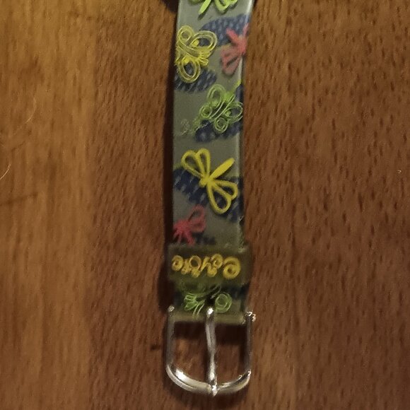 RARE Eeyore DISNEY SEIKO MU0517 SILICONE BAND WATCH Girl's - Picture 3 of 4